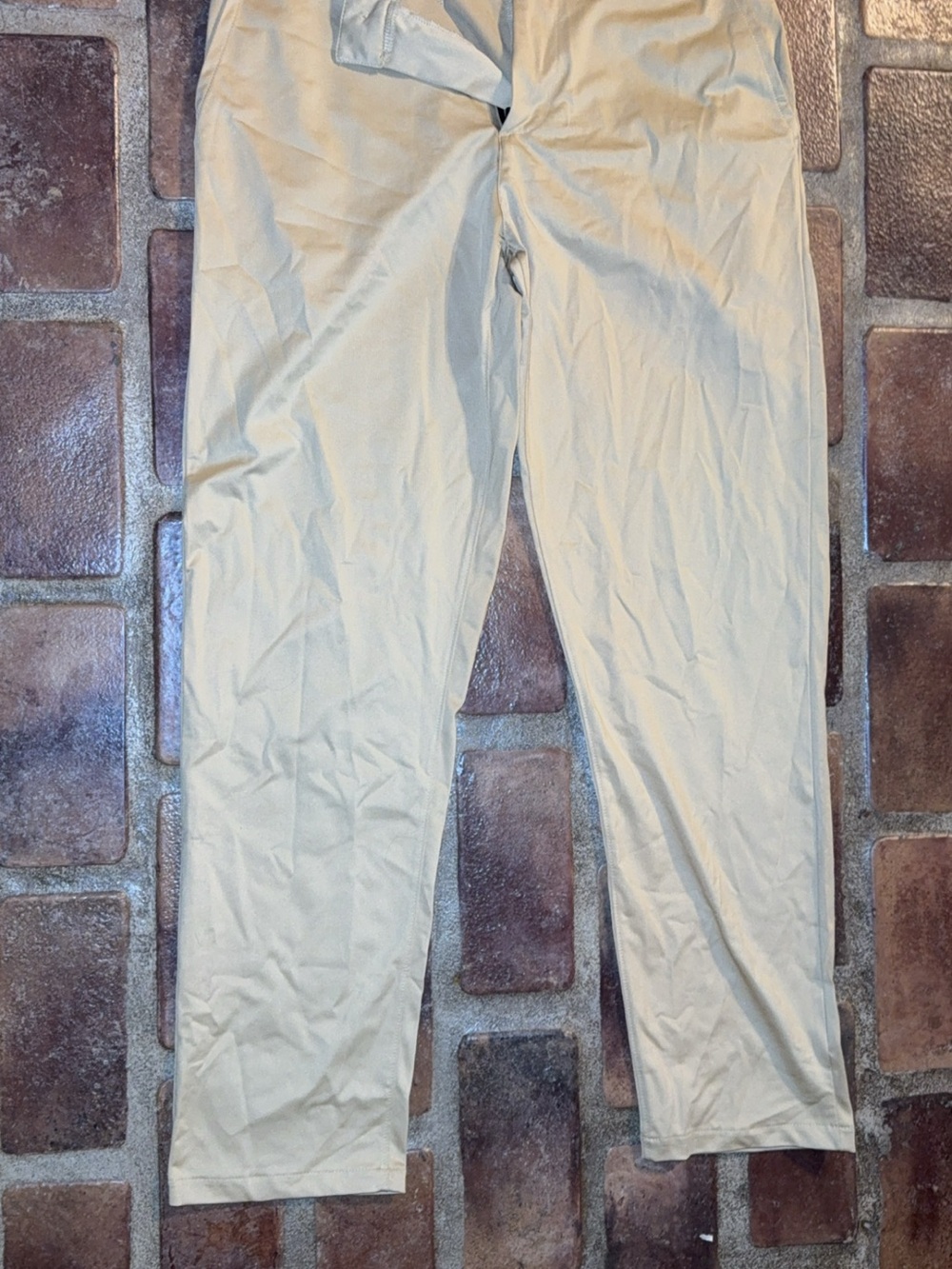 ZELOS Classic Khaki Chinos - Light Beige/Tan